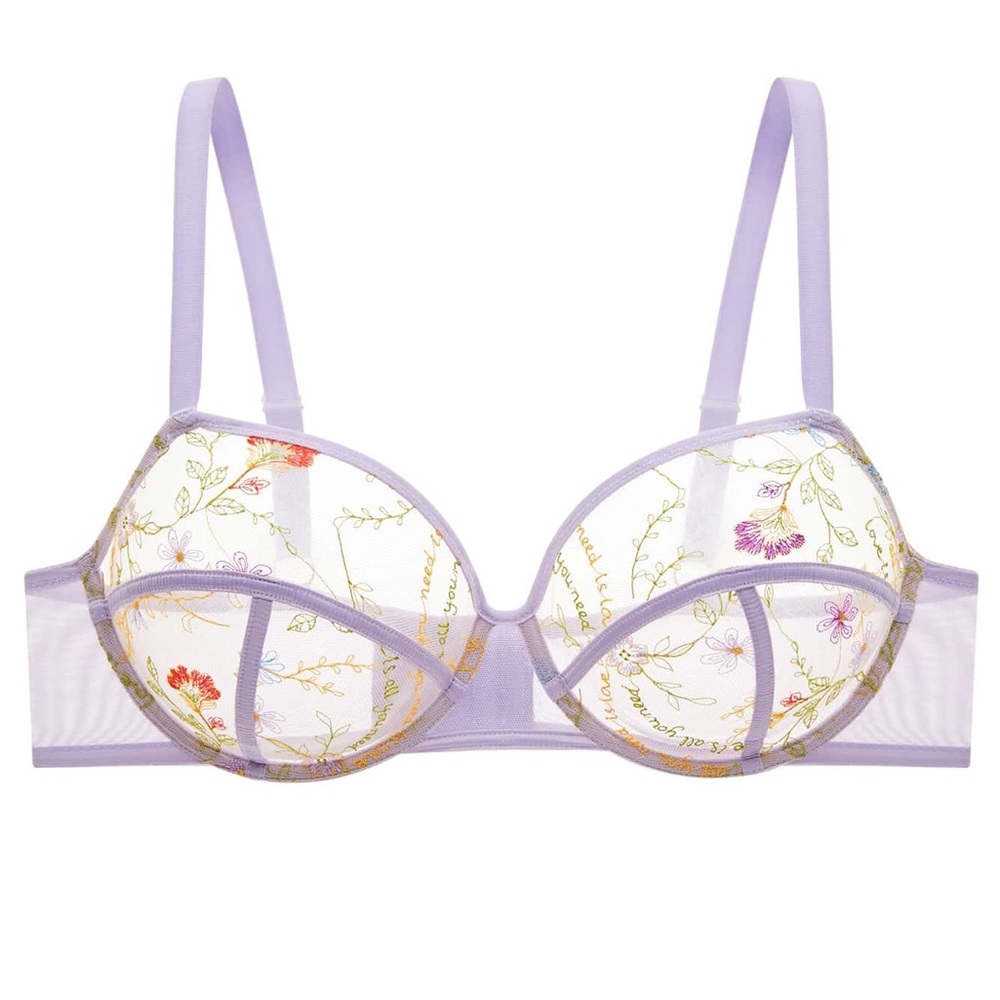 Enchanted Garden Set Bra Panty Lingerie